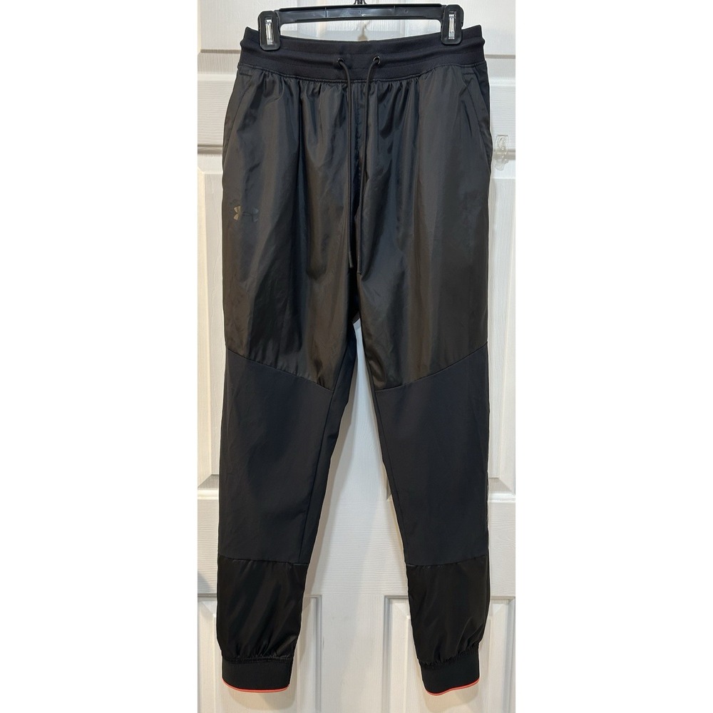Under Armour Mens Size M UA Rush Legacy Athlete Recovery Pants Black 1357076-590
